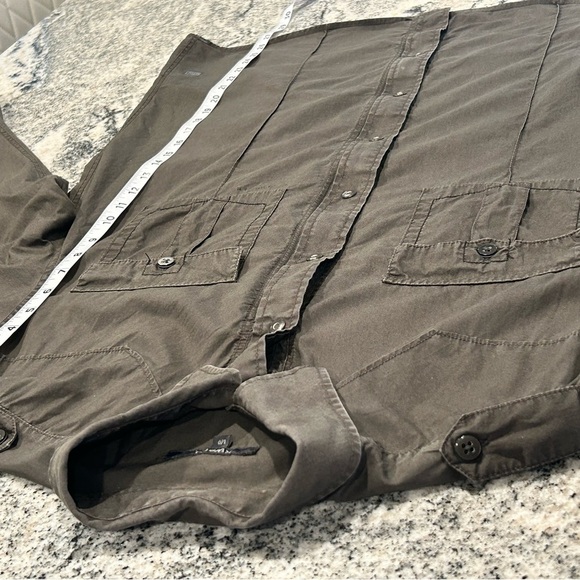 RW&CO size L, rifle green colour, shirt zip up jacket with snap closures - Picture 12 of 16